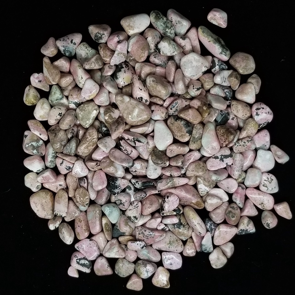 Rhodonite, tumbled