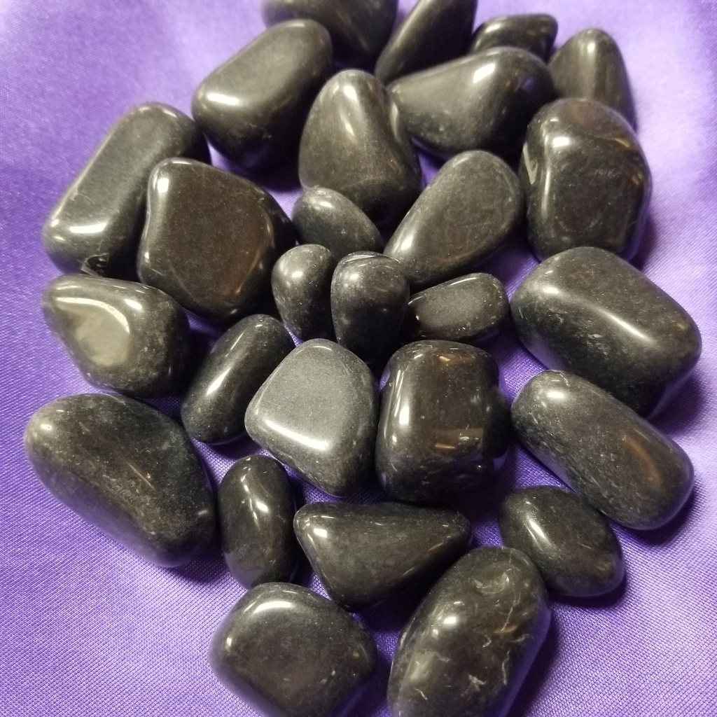 [1209010202] Black Tourmaline Tumbles