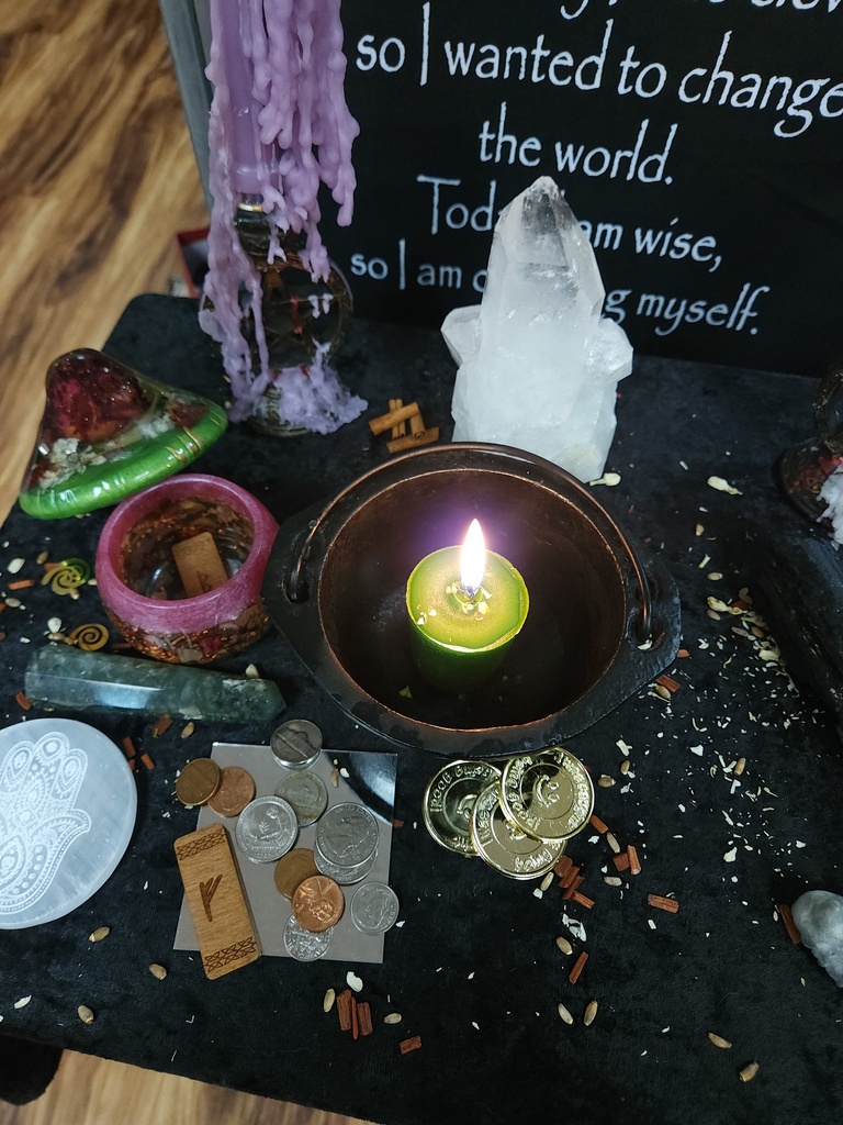 Rich Witch Spell Candle