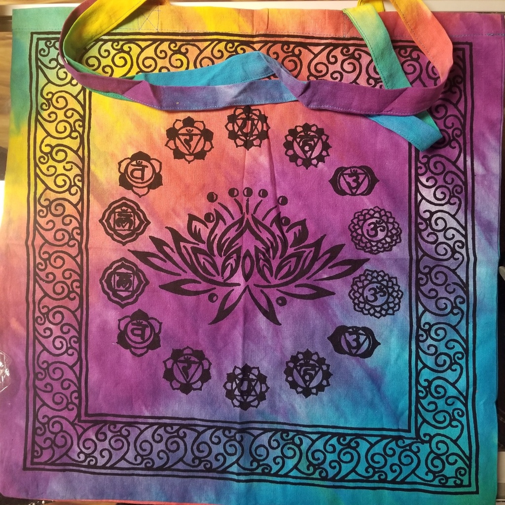 [1630011807] Lotus Chakra Tote Bag