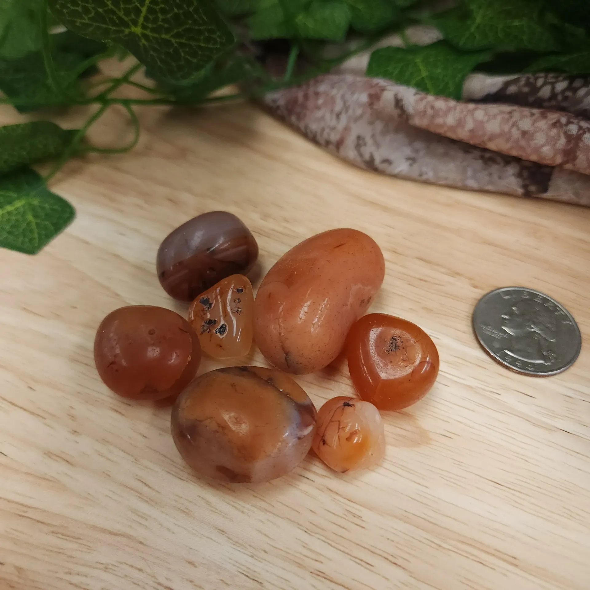 [1209120202] Carnelian Tumbled Stone