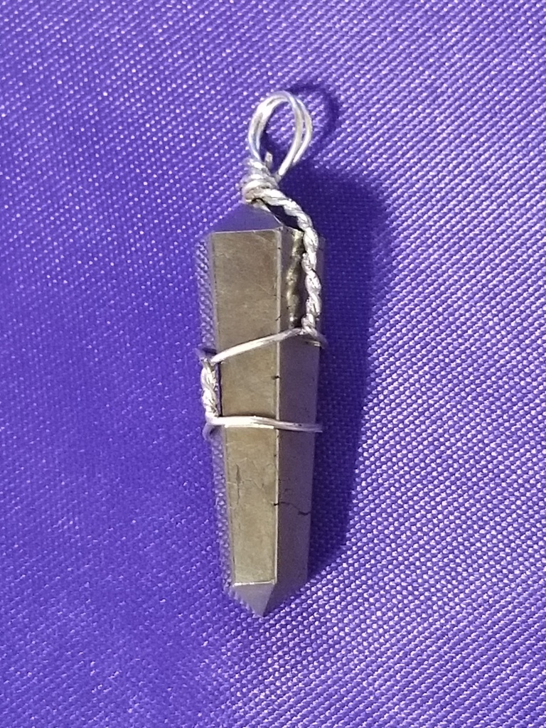 [121504030165] Wire Wrapped Pyrite Points