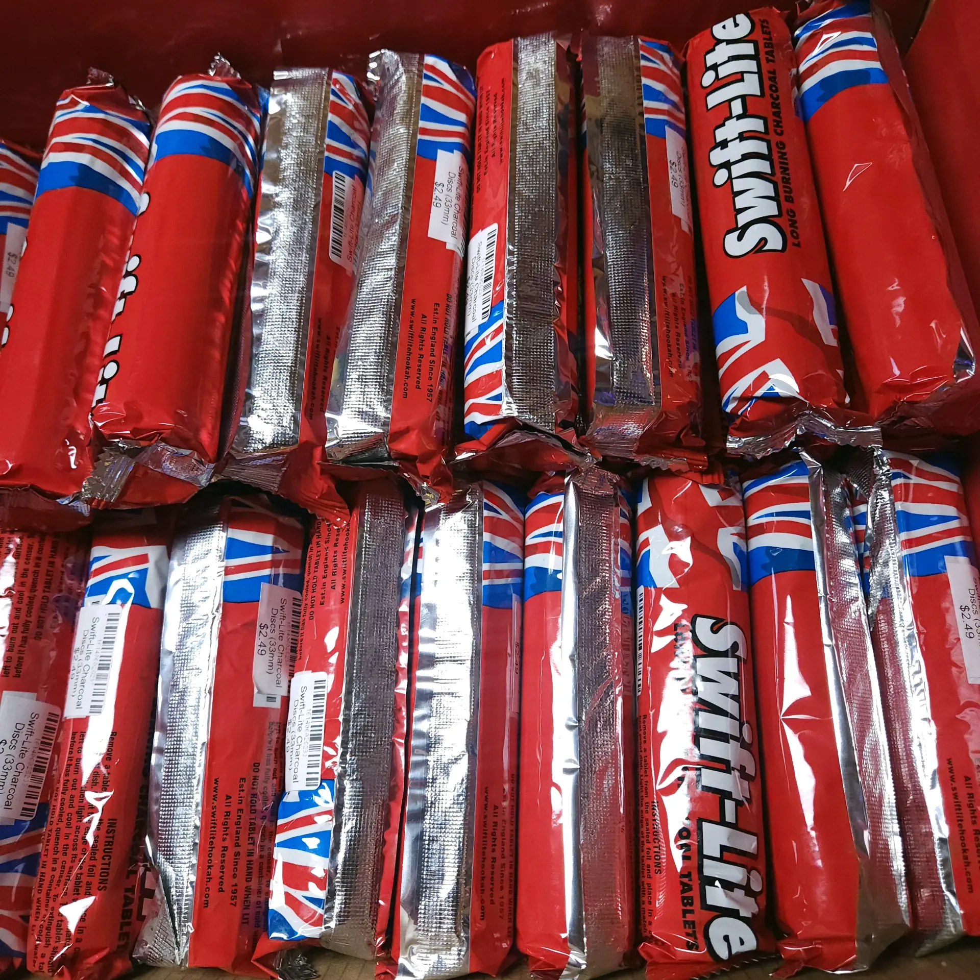 Swift-Lite Charcoal Discs (33mm)