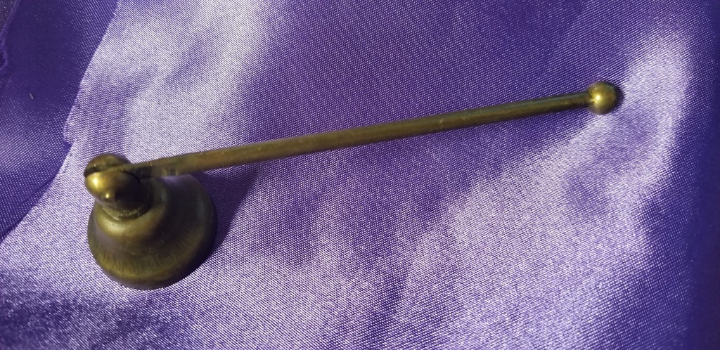 [50519] Brass Candle Snuffer 5"