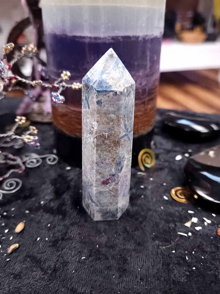 Ruby Kyanite Crystal Tower 86mm