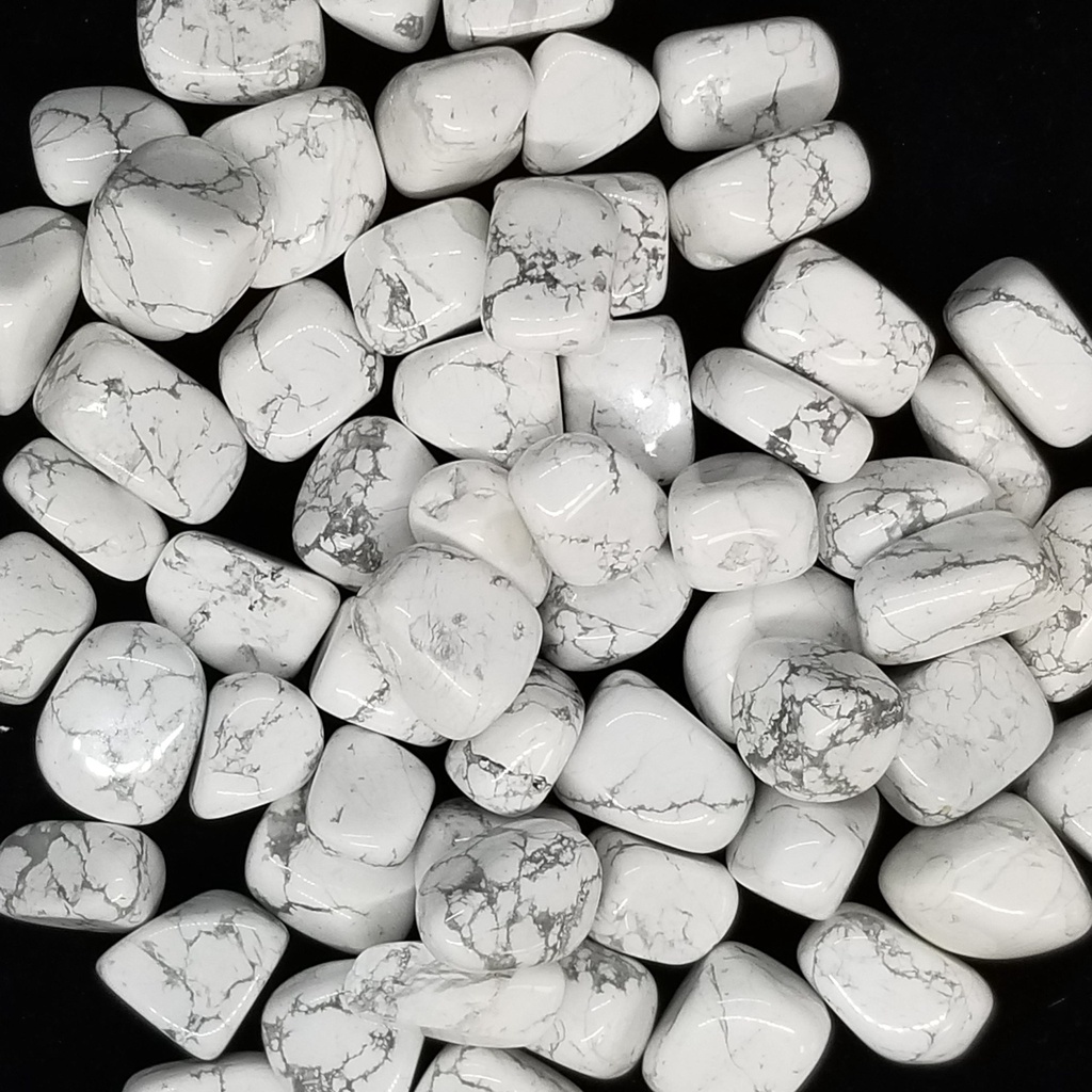 [3209670202] Howlite, tumbled