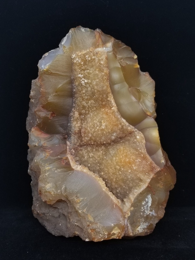 [70091102108] Large Golden Druzy Chalcedony