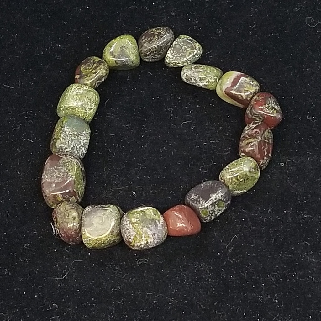 [12150203160] Dragon Stone Tumbled Stones Bracelet