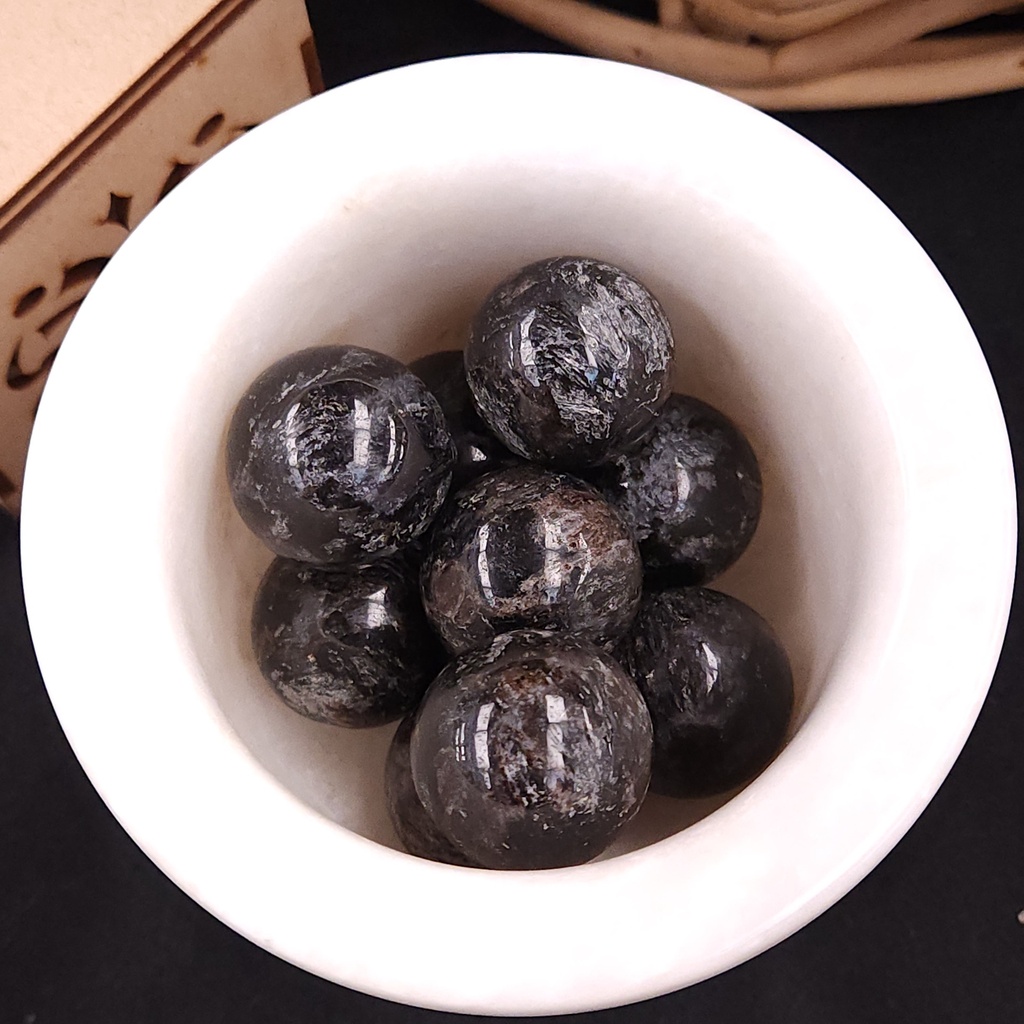 [12078] Astrophyllite Mini Sphere 25mm