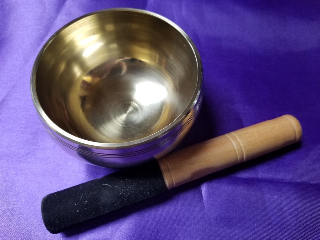 [3201054214] Brass Singing Bowl 4"