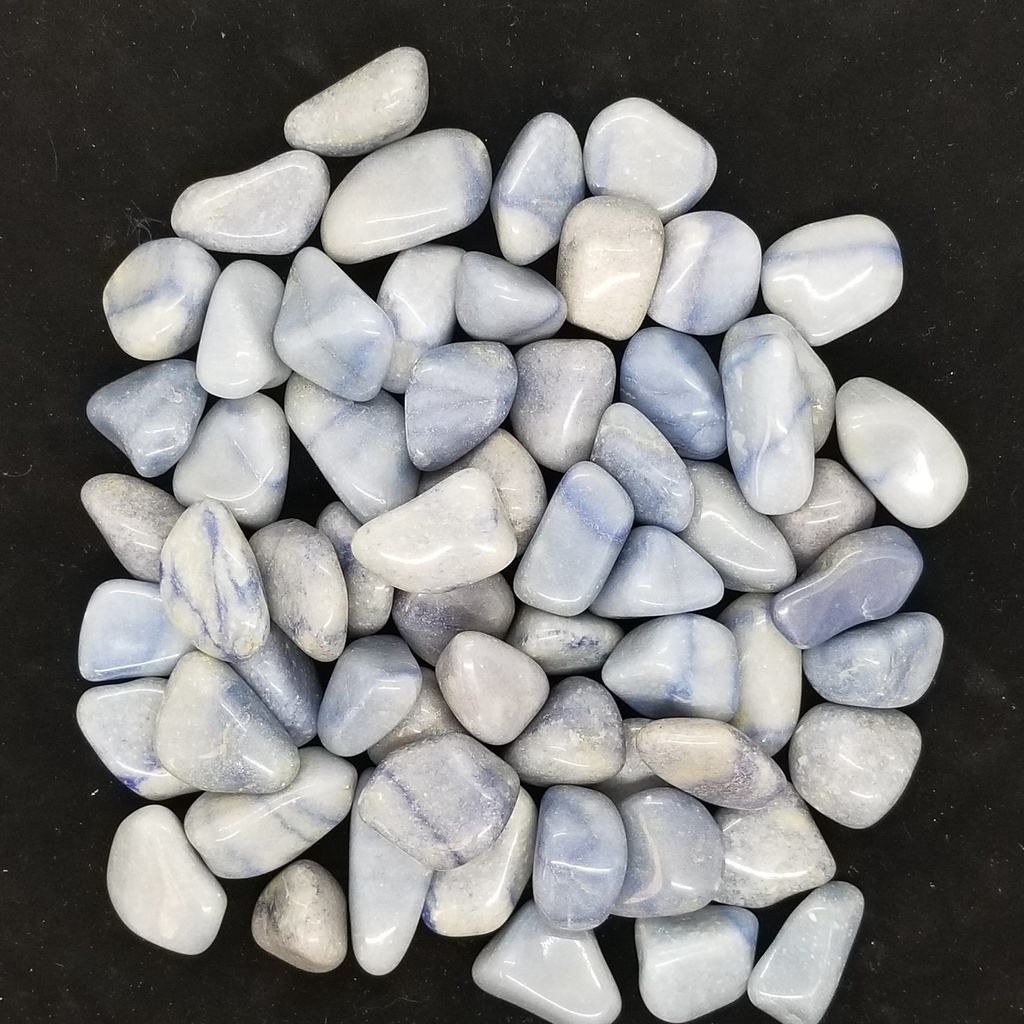 [3209880203] Blue Quartz, tumbled