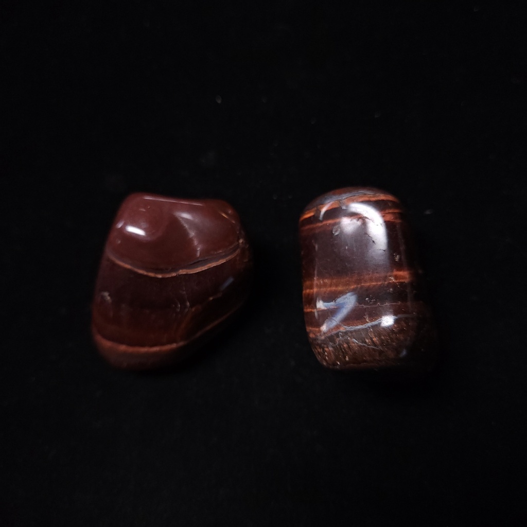 Red Tiger's Eye Palm Stones