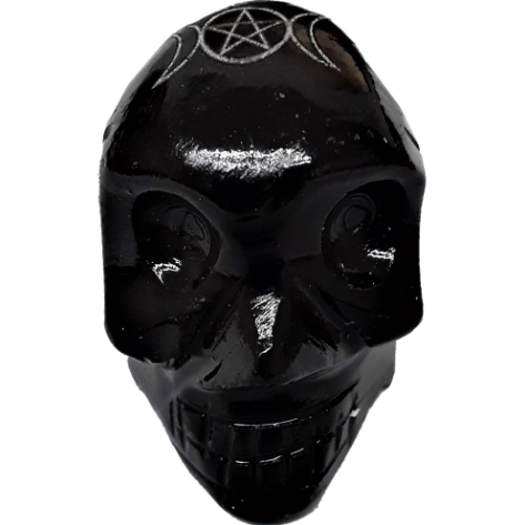 Black Onyx Skull