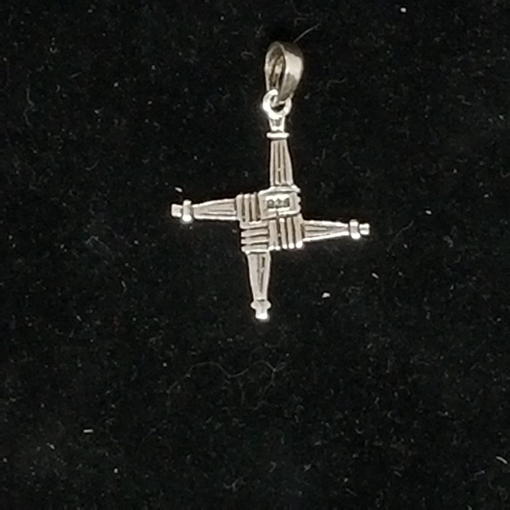 [421504028363] Brigid's Cross Pendant 2 (silver, small)