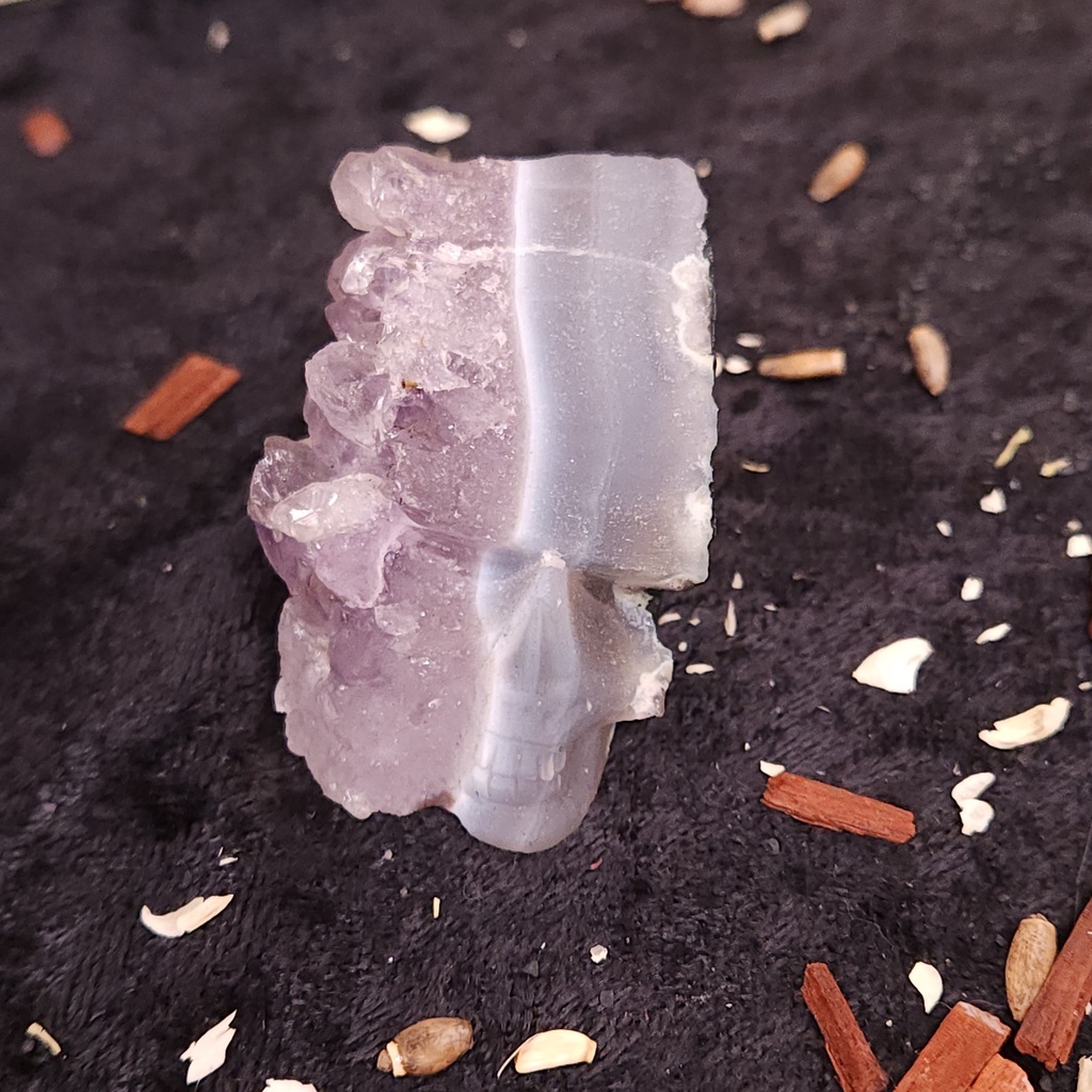 [11781] Veilwalker Amethyst Skull Druze