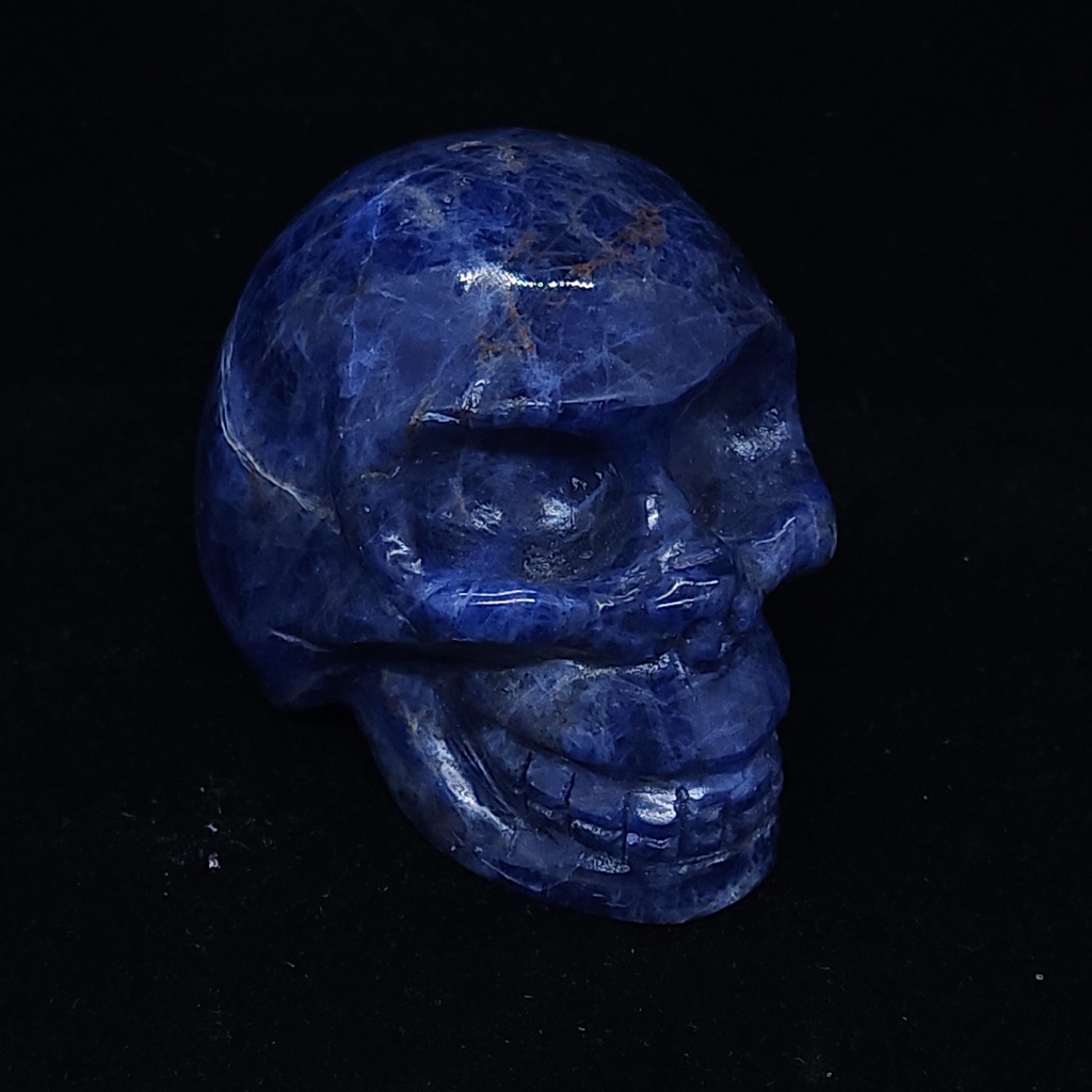 [10959] Sodalite Skull (M)