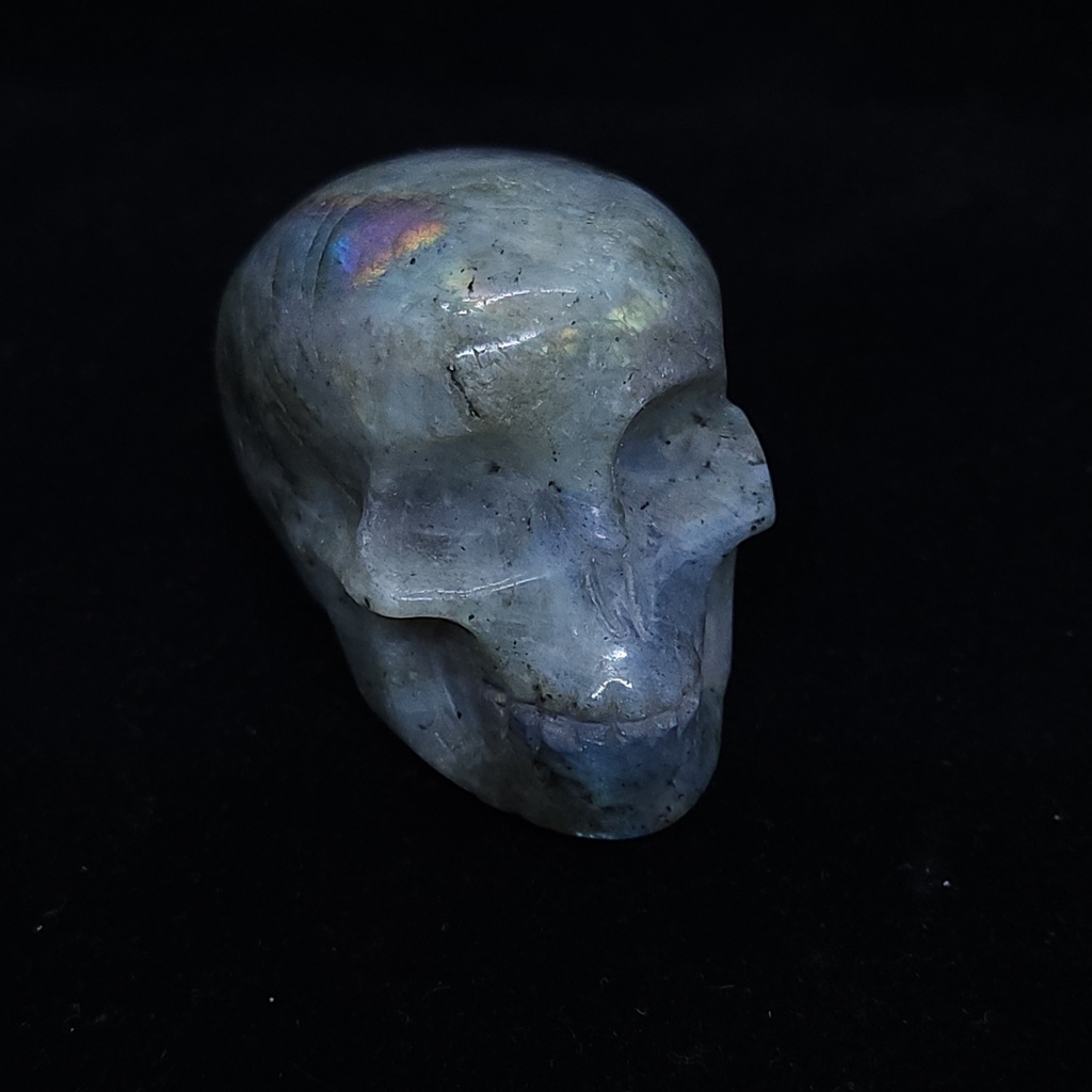 [10944] Labradorite Skull (S)
