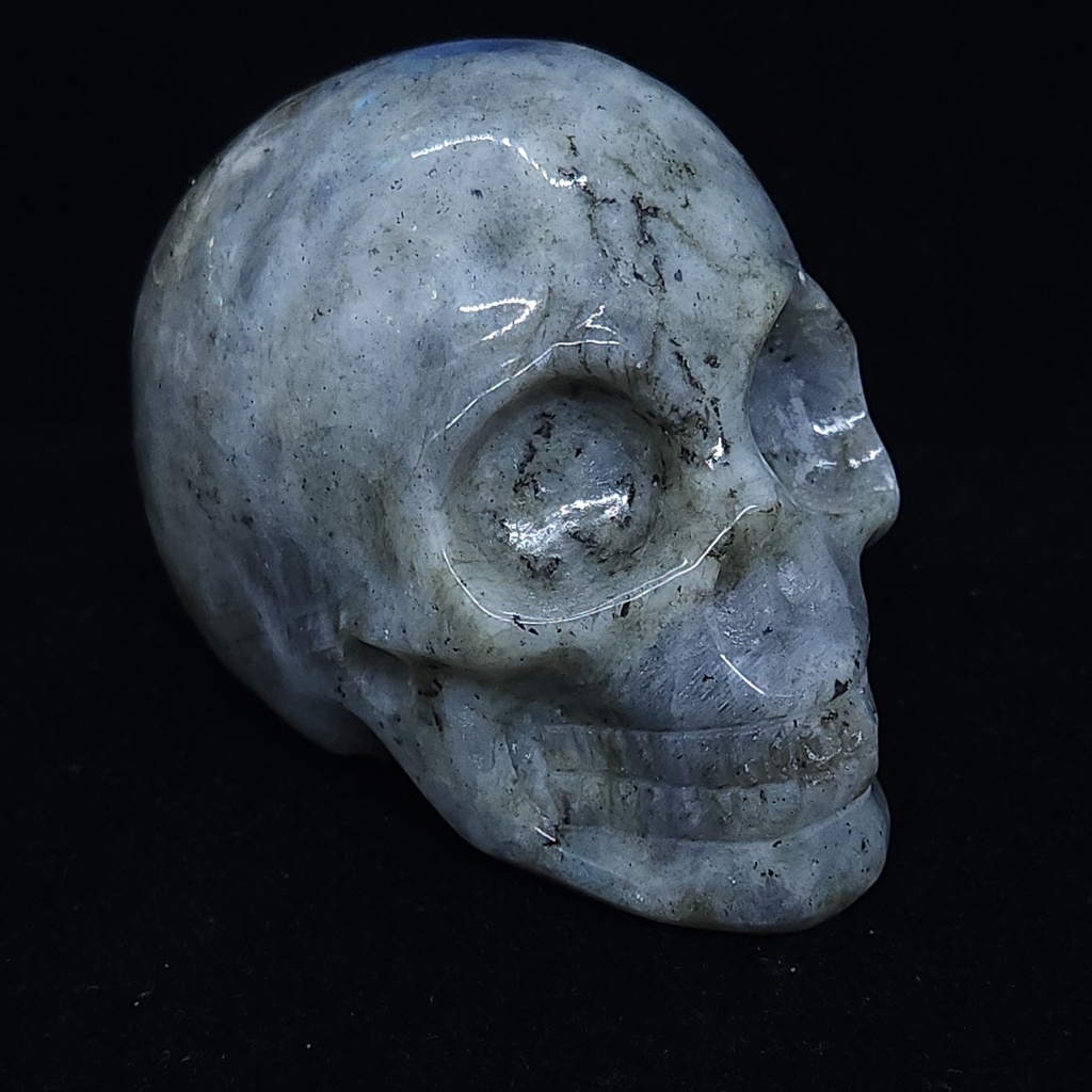 [10943] Labradorite Skull (L)
