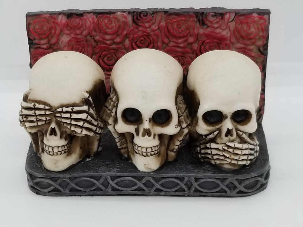 [1710061606] Skull Card Holder