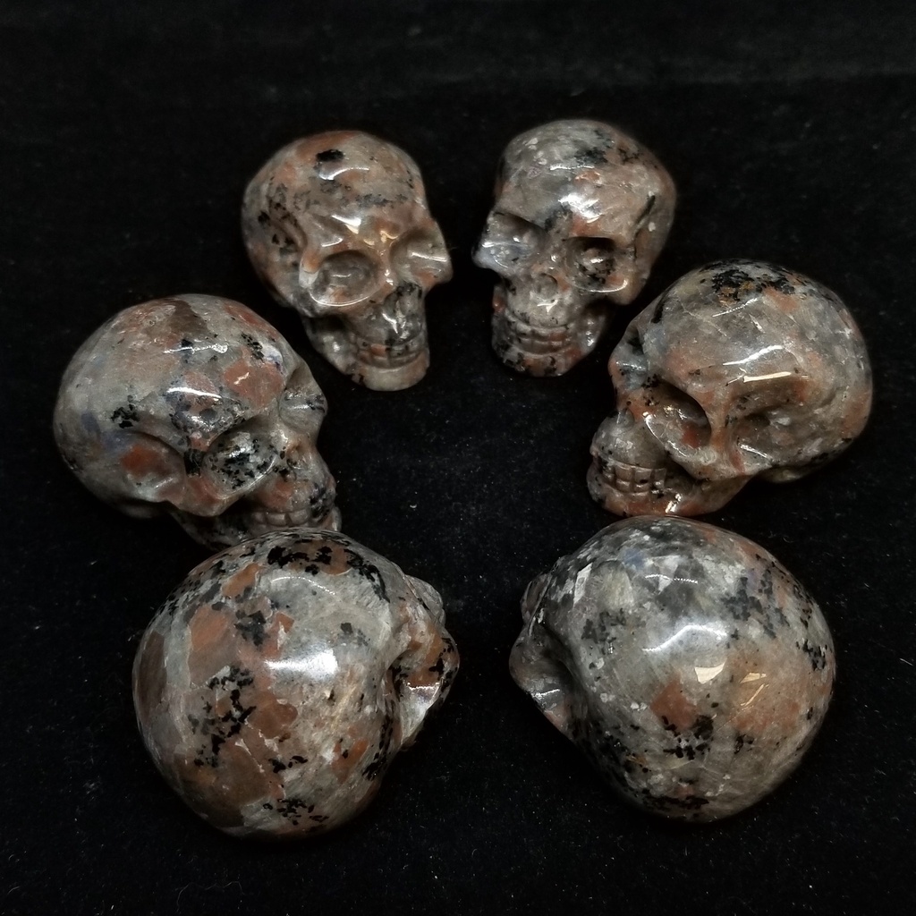 Brecciated Jasper Skulls