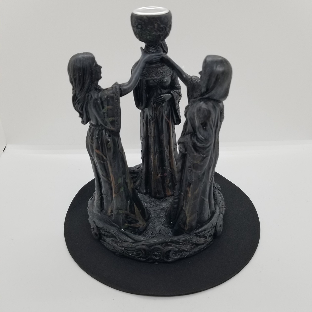 [176549118937] Maiden Mother Crone Backflow Incense Burner