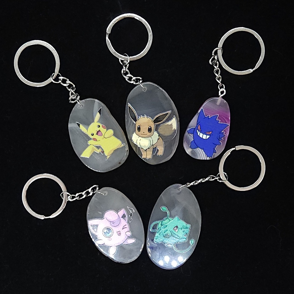 [3013232252] Cartoon Agate Keychains