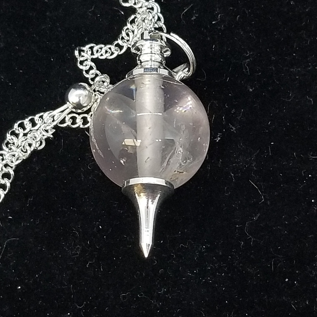 [6138] Rose Quartz Sephoroton Pendulum