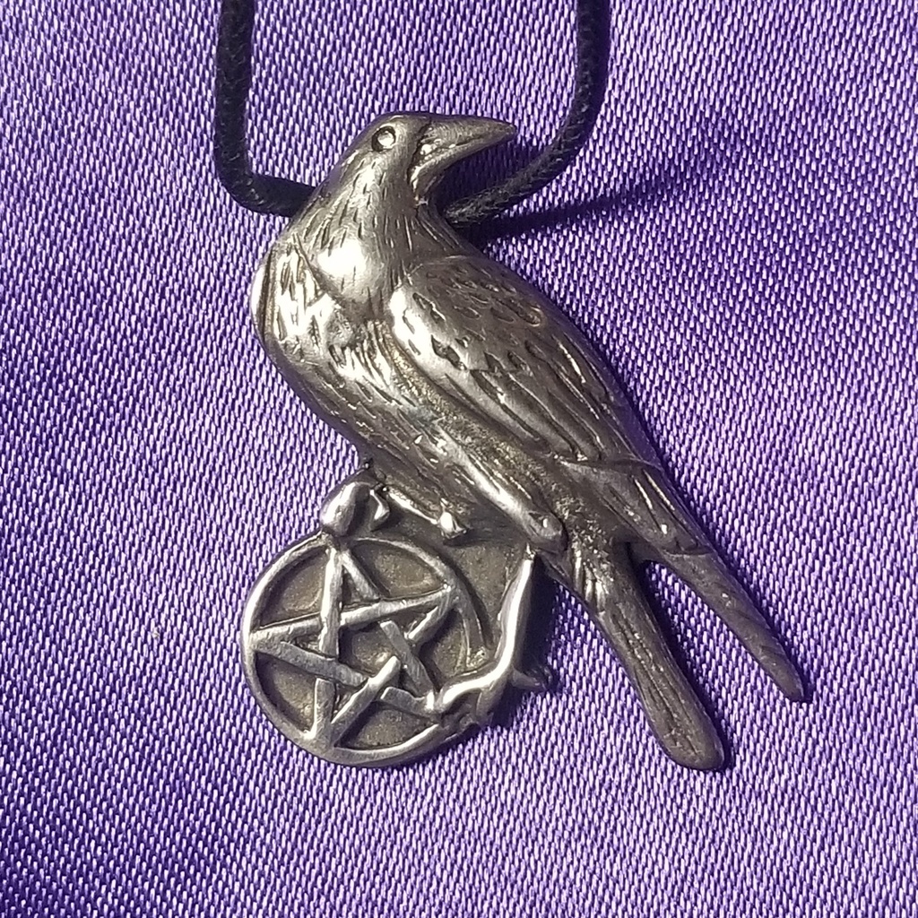 Pentacle of the Raven Pendant