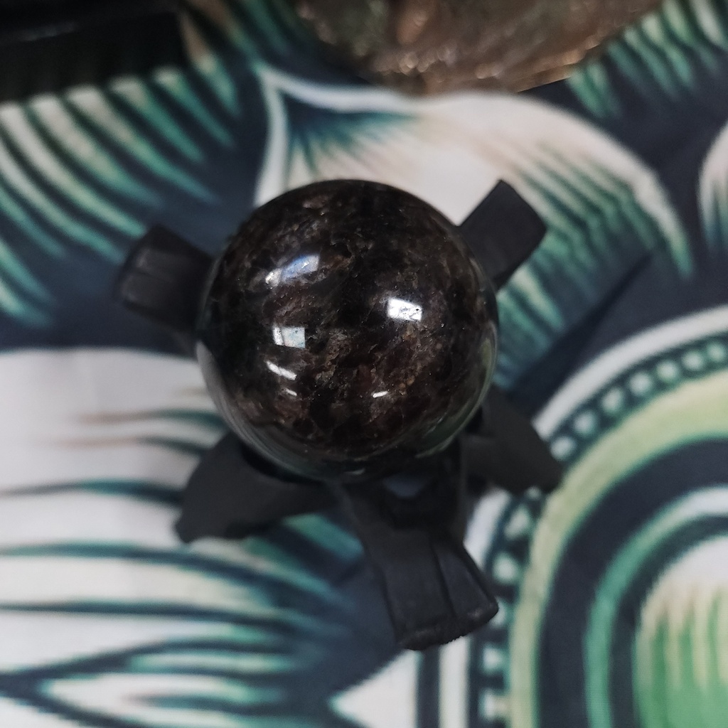 [12054] Astrophyllite Sphere 51mm