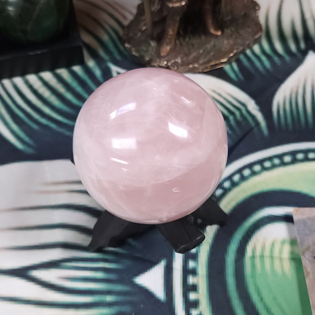 [12038] Rose Quartz Sphere 81mm