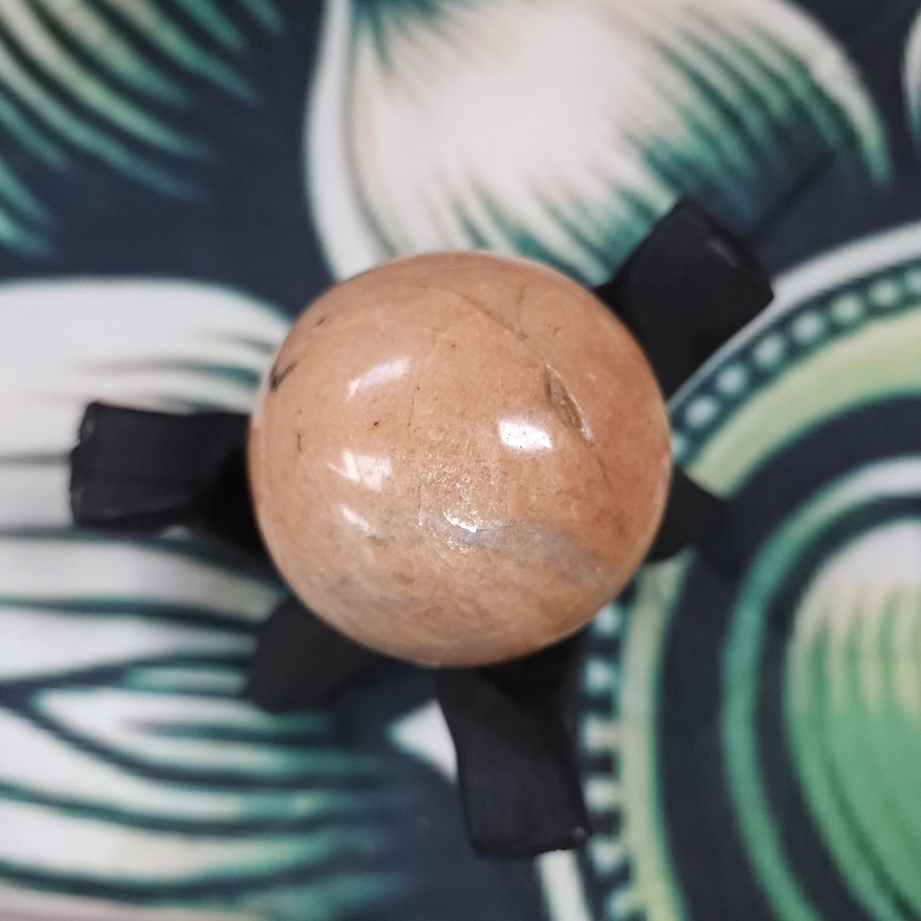 [12026] Peach Moonstone Sphere 50mm