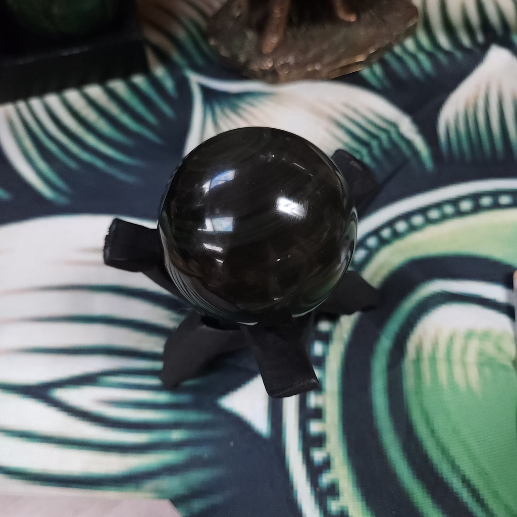[12023] Rainbow Obsidian Sphere 60mm
