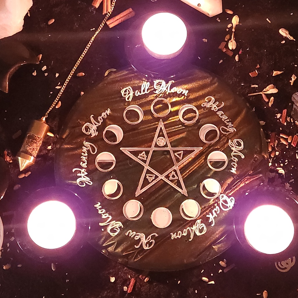 [12015] Moon Phase Pentacle