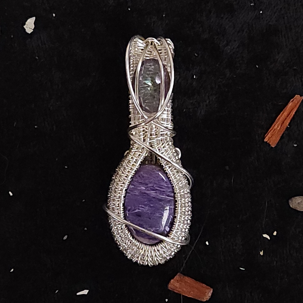 Night Vesper Charoite Pendant