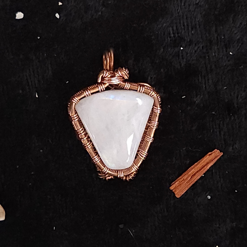 Lunar Beacon Rainbow Moonstone