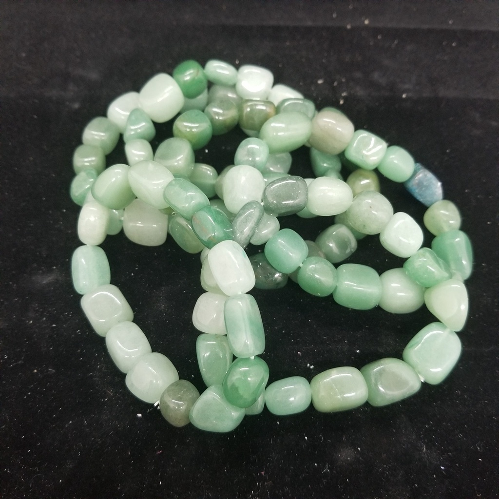 [30408] Aventurine Tumbled Stones Bracelet