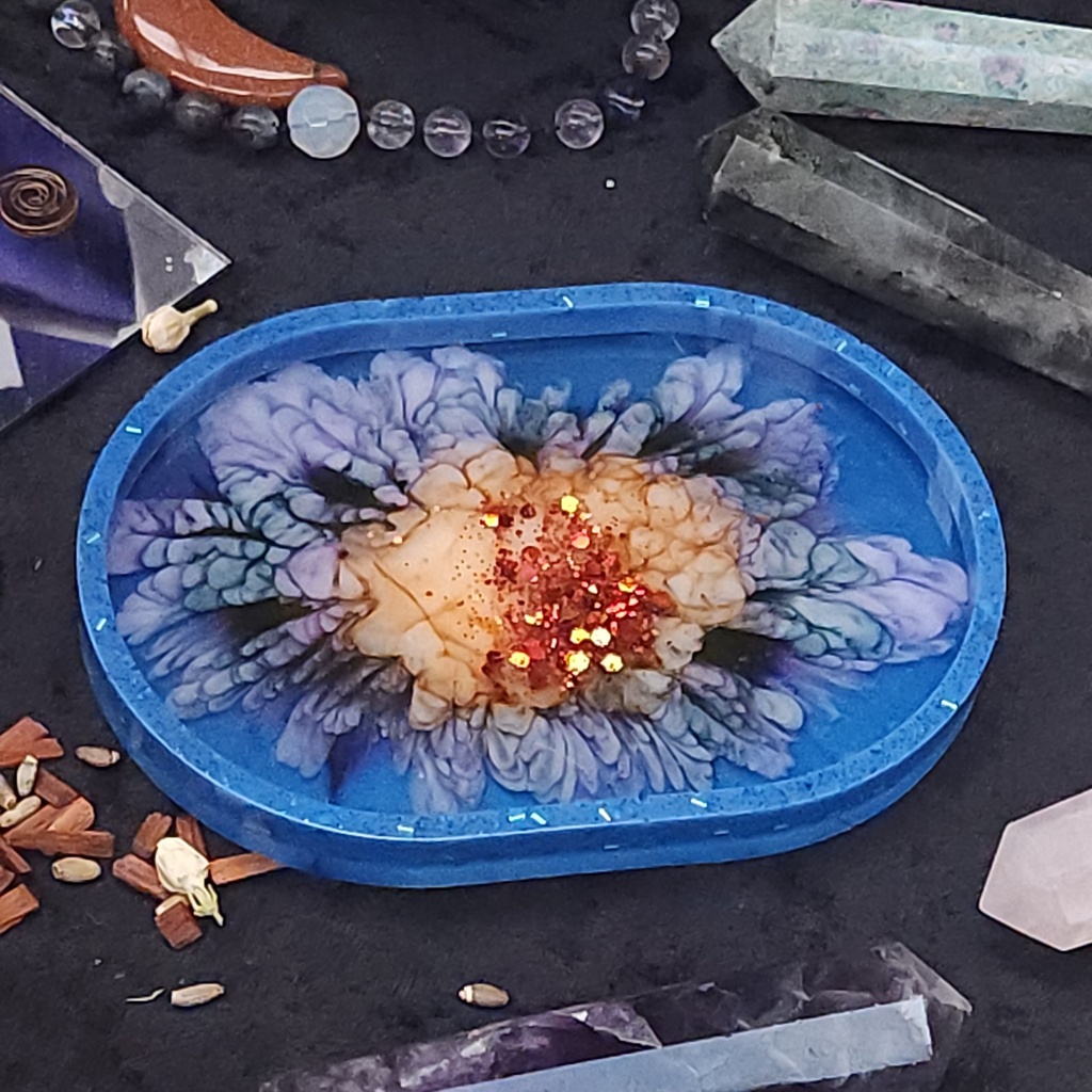 [11685] Blue Resin Tray