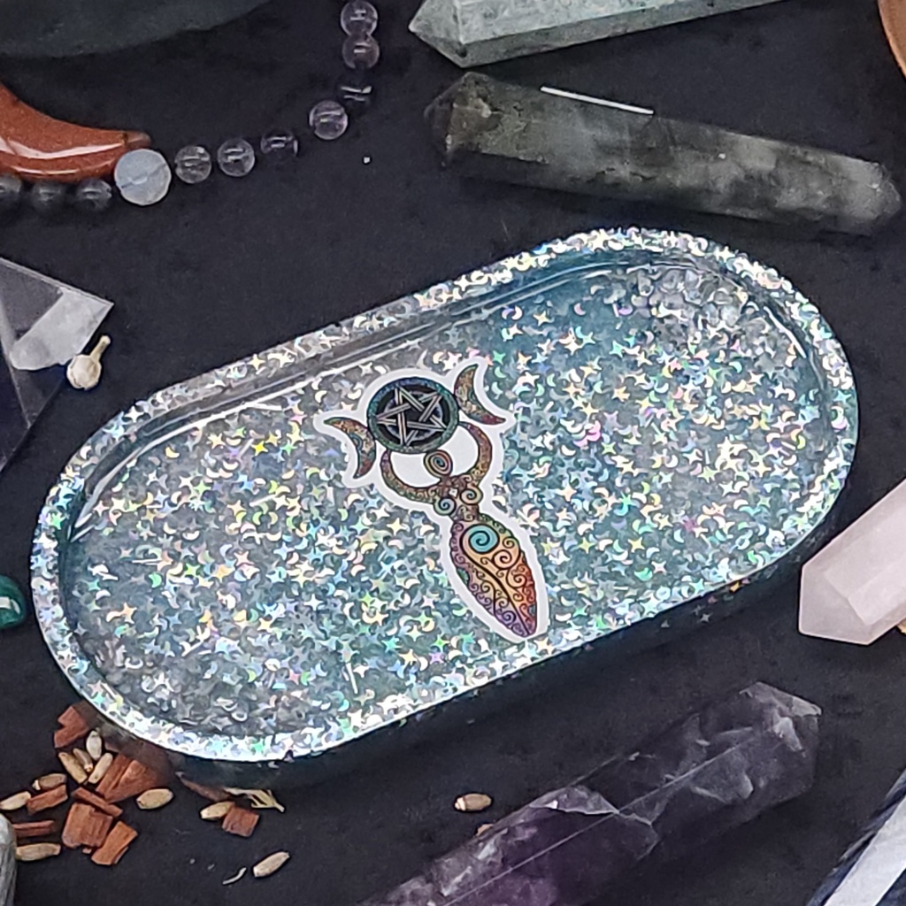 [11686] Celestial Goddess Resin Tray