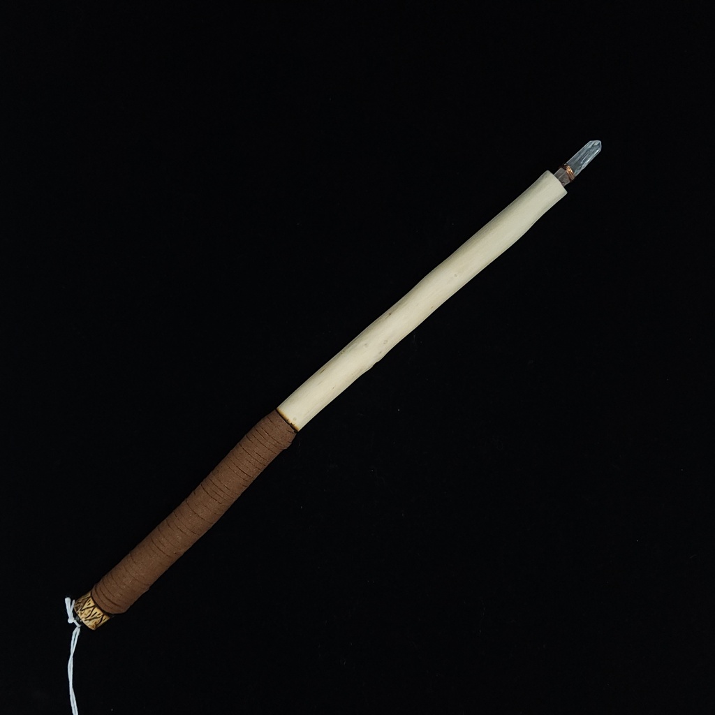 [10063] Leather-Handled Wand