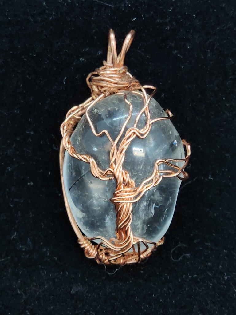 [53150403274] Tourmalated Quartz "Tree of Life" Pendant
