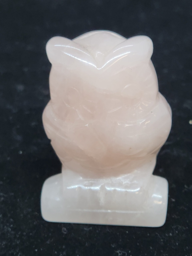 [5309173902] Rose Quartz Owl