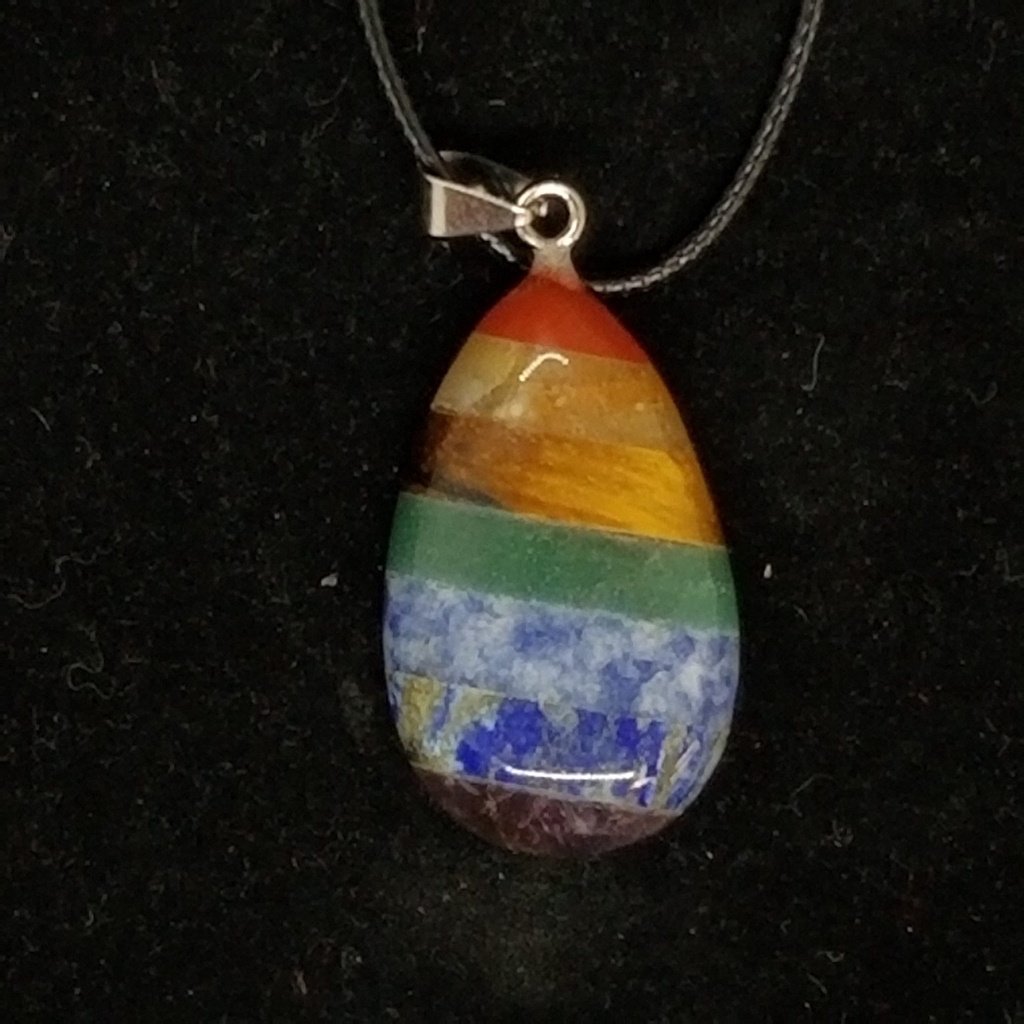 [30151015267] Super Seven Teardrop Pendants