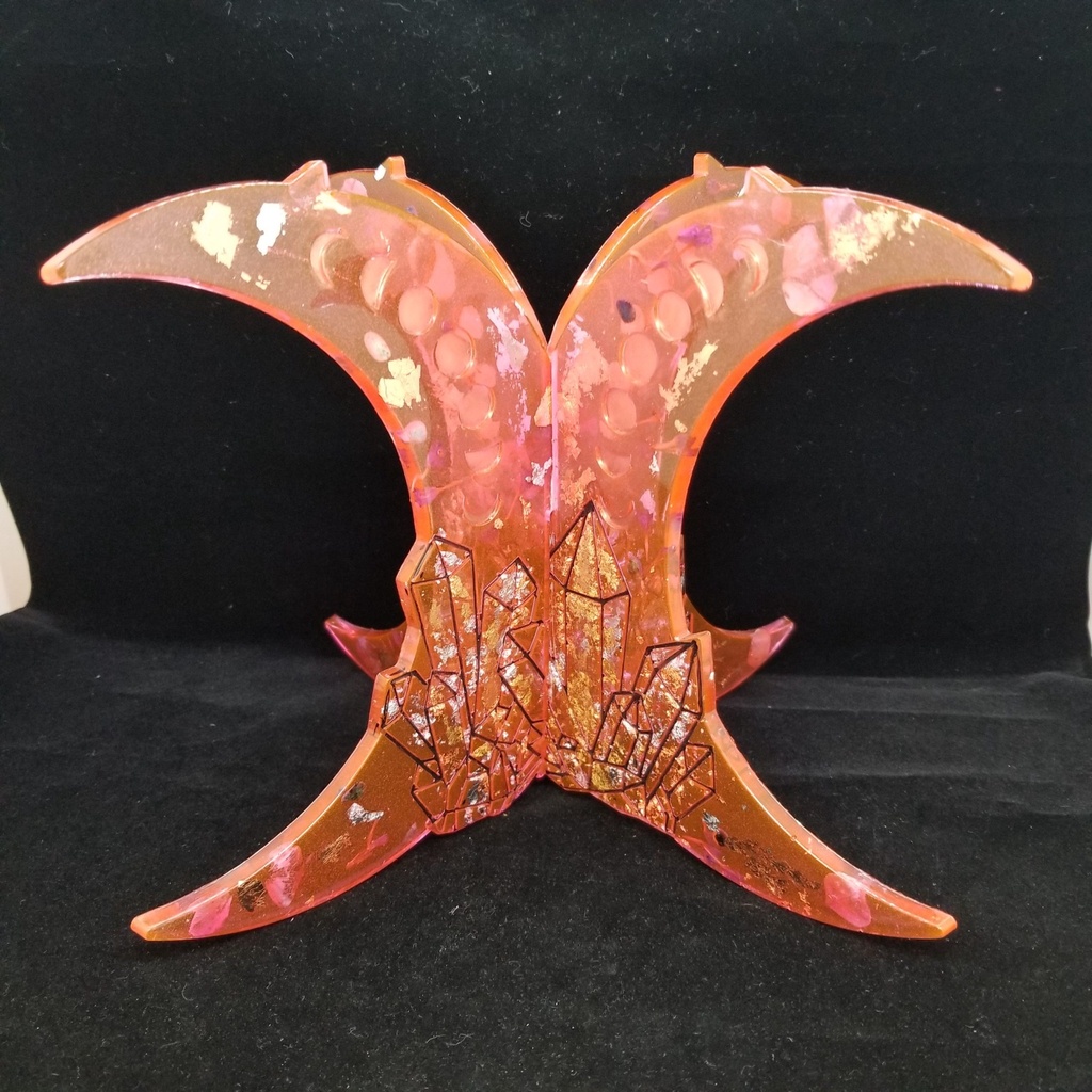 [5313211032] Crystal Moon Plate Stand