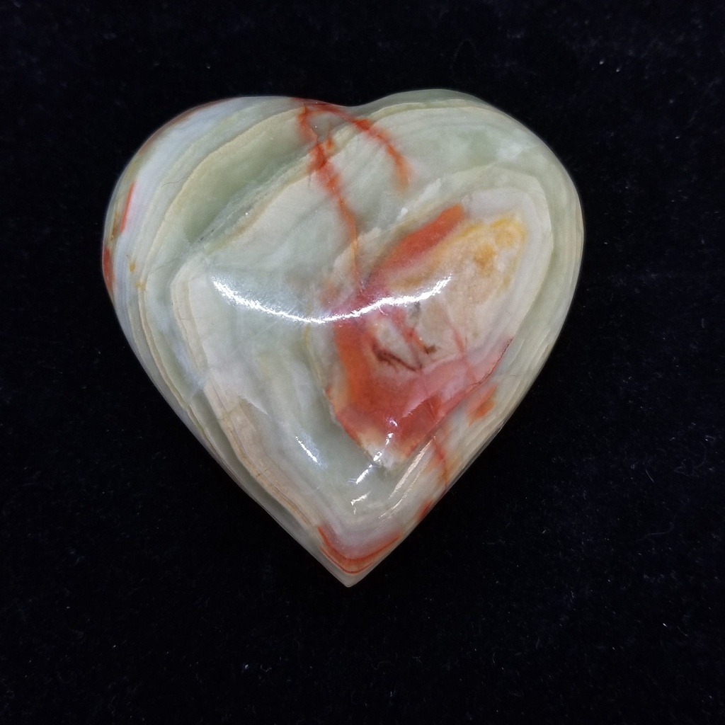 [5309560603] Green Onyx Heart