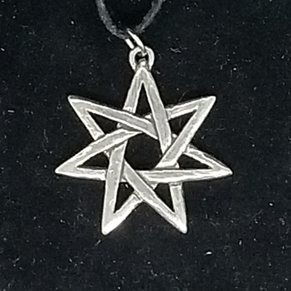 [42150413159] Seven Pointed Star Necklace