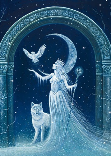 [2504035713] Winter's Eve Greeting Cards