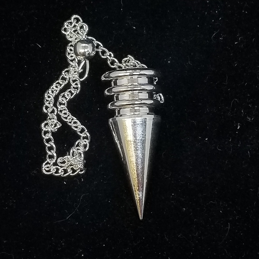 [1235260908] Chambered Silver-Plated Pendulum