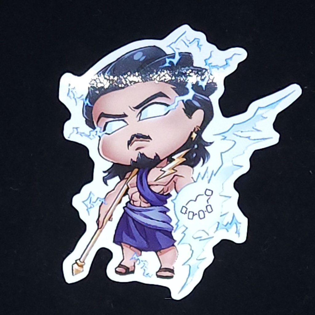 [9813220329] Little Olympus Zeus Sticker