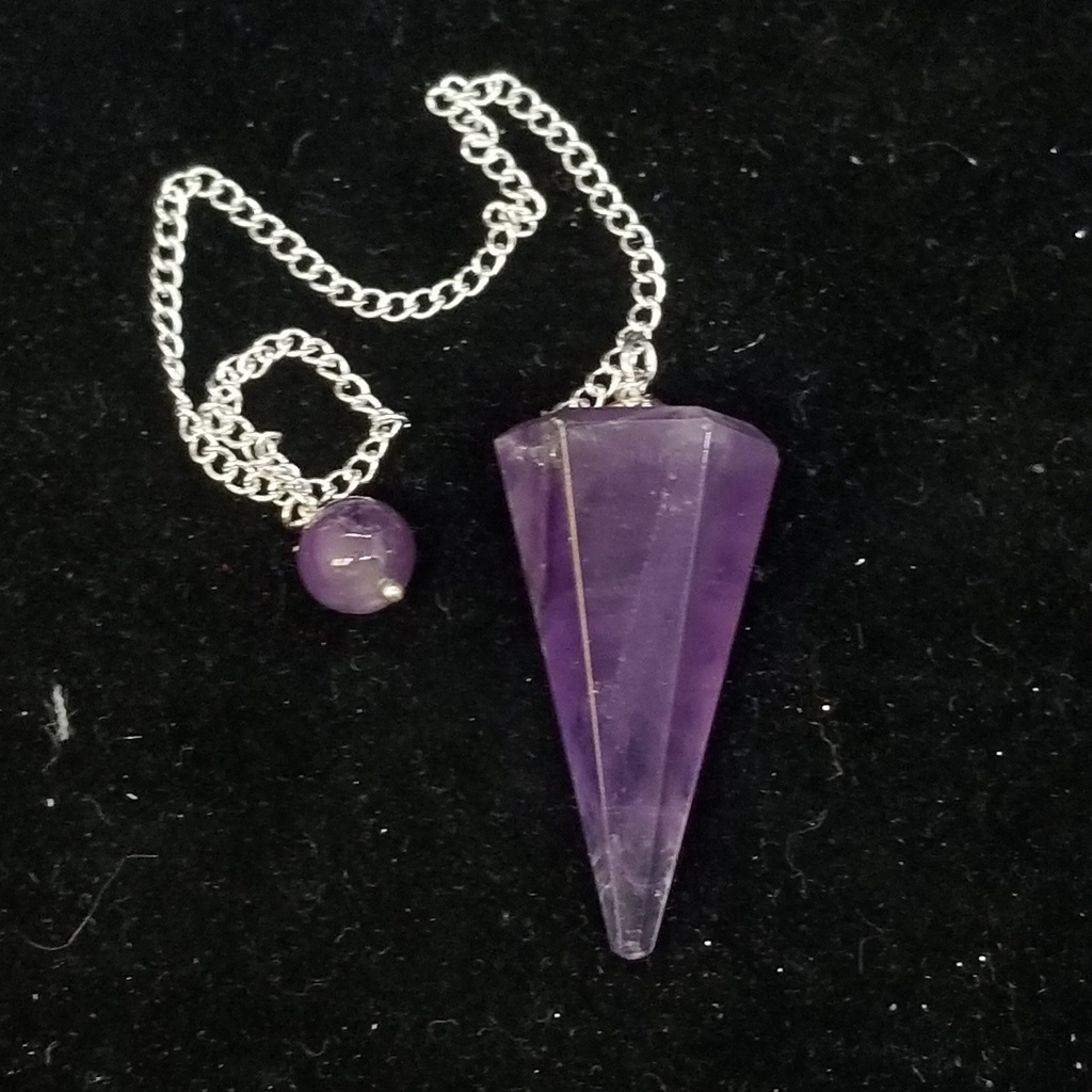 [50104] Hexagonal Amethyst Pendulum
