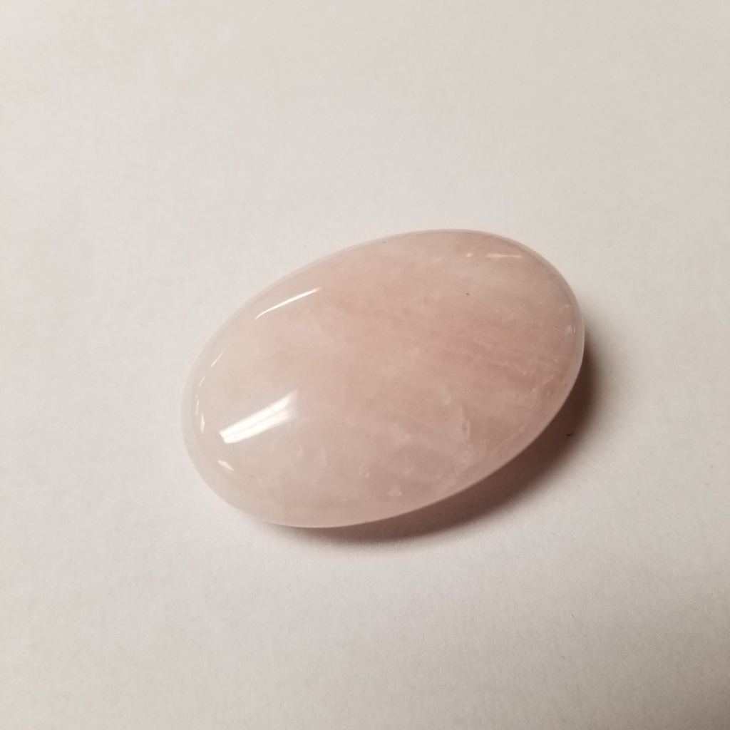 [3209172502] Rose quartz - Palm Stone, Medium